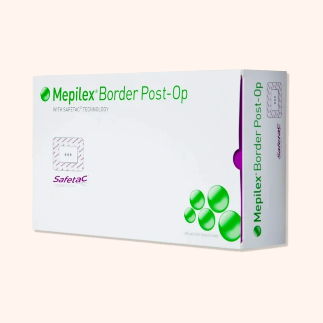 Molnlycke Mepilex Border Post-Op Packing Box. Quantity Per Box is 5. | Direct Medical Inc.