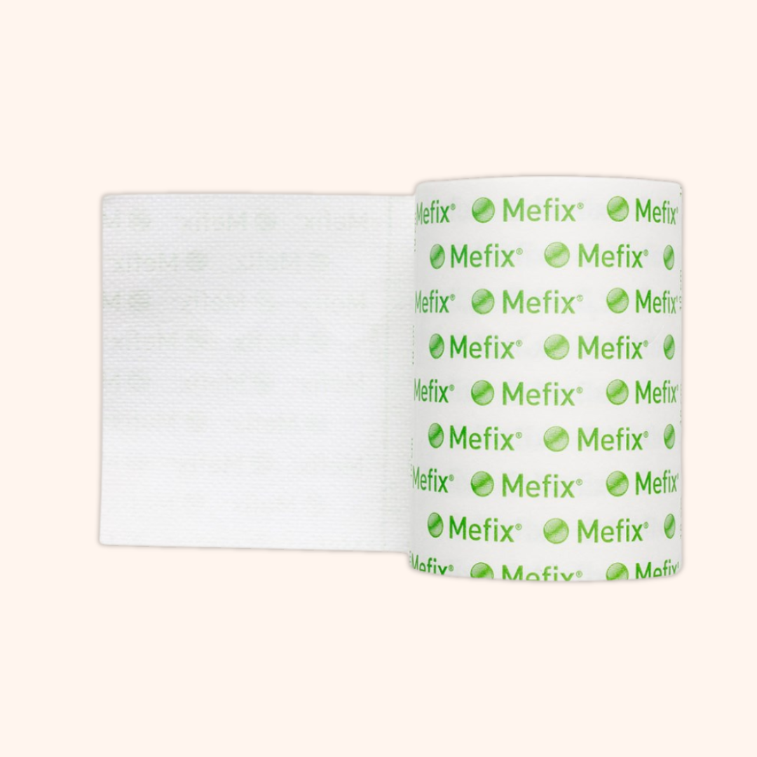 Mefix allows for breathability while firmly holding dressings, tubes, or devices in place. Its water-based adhesive is gentle on the skin, ensuring comfort even during extended wear. | Direct Medical Inc.