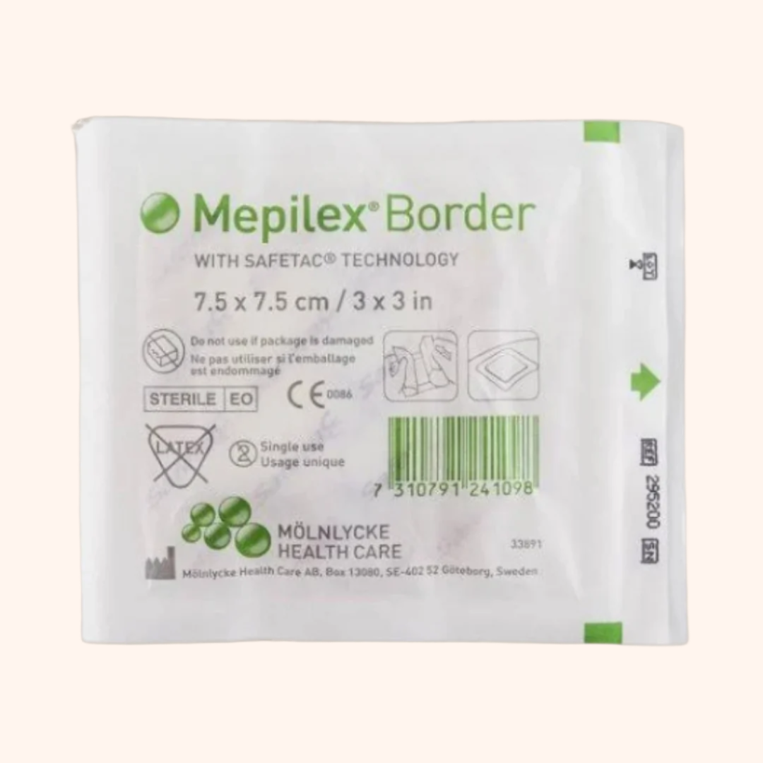 Self-adherent all-in-one bordered foam dressing. | Direct Medical Inc.