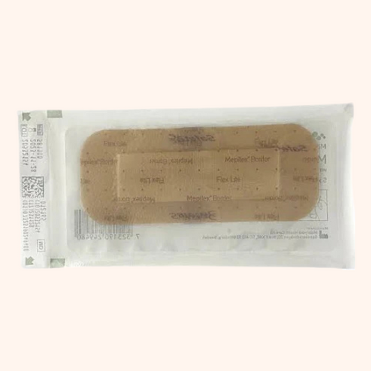 Mepilex Border Flex Lite Foam Dressing ,all-in-one foam dressing suitable for non-to-moderately exuding wounds, as well as when a wound is located on a challenging contour. | Direct Medical Inc.