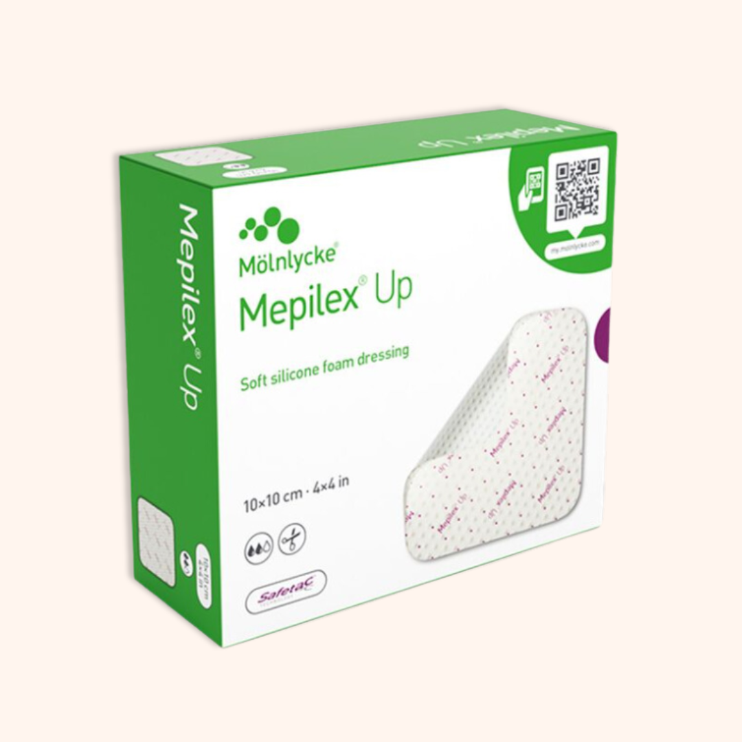 Mepilex Up Non Bordered Foam Dressing Packing Box. | Direct Medical Inc.