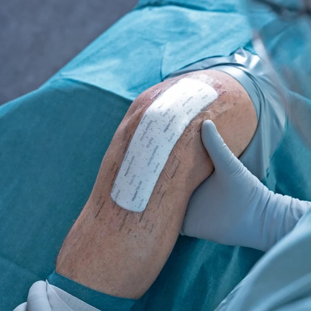 Mepilex Border Post-Op Foam Dressing 496405, 4"x8"