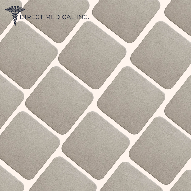 Foam Dressings, Sheets and other shapes of foamed polymer solutions (most commonly polyurethane) with small, open cells capable of holding fluids. | Direct Medical Inc.