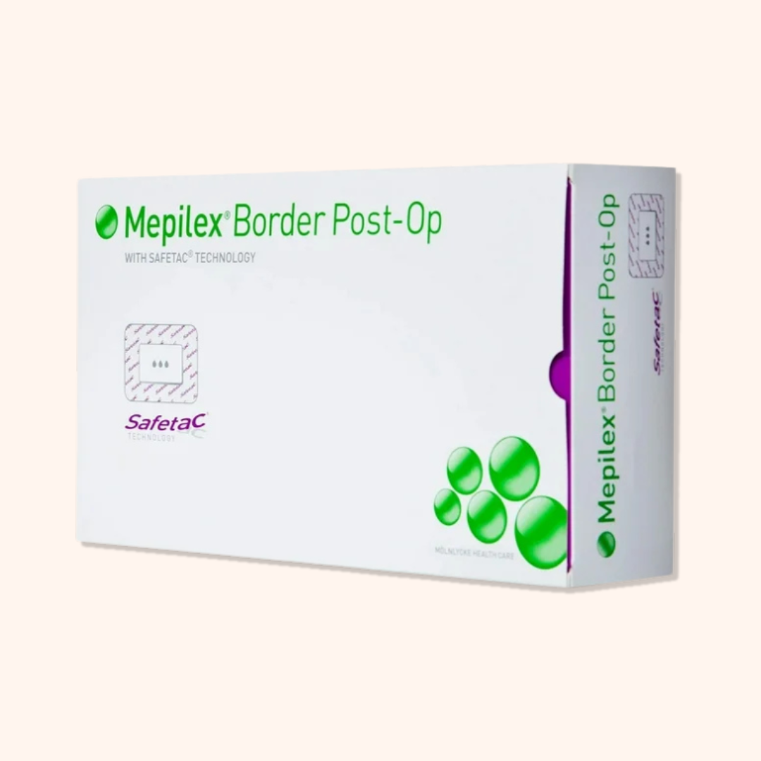 Molnlycke Mepilex Border Post-Op Packing Box. Quantity Per Box is 5. | Direct Medical Inc. 