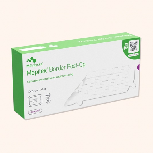 Mepilex Border Post-Op Foam Dressing (295800) - 4"x8"