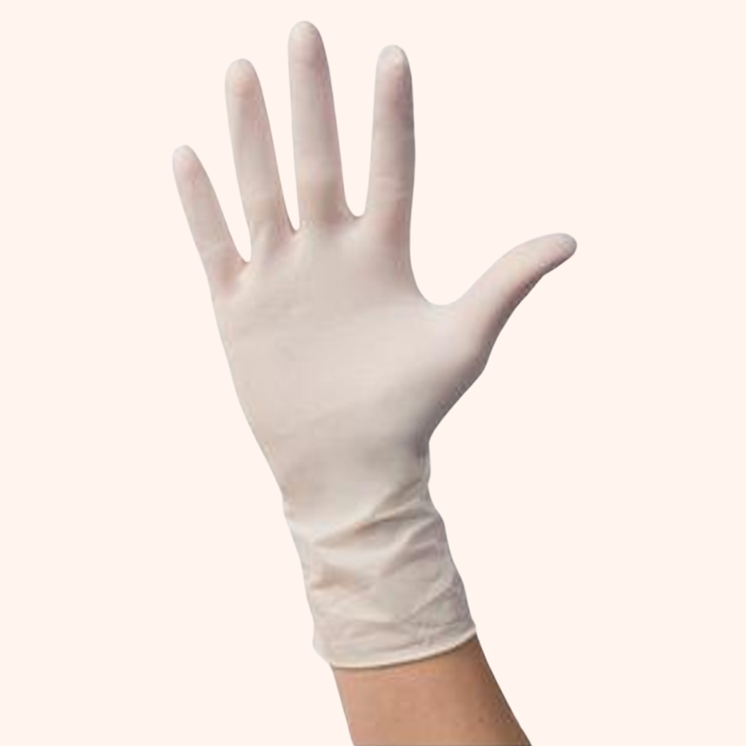 Image of Cardinal Health Positive Touch Powder-Free Latex Exam Gloves in size Medium. | Direct Medical Inc. 