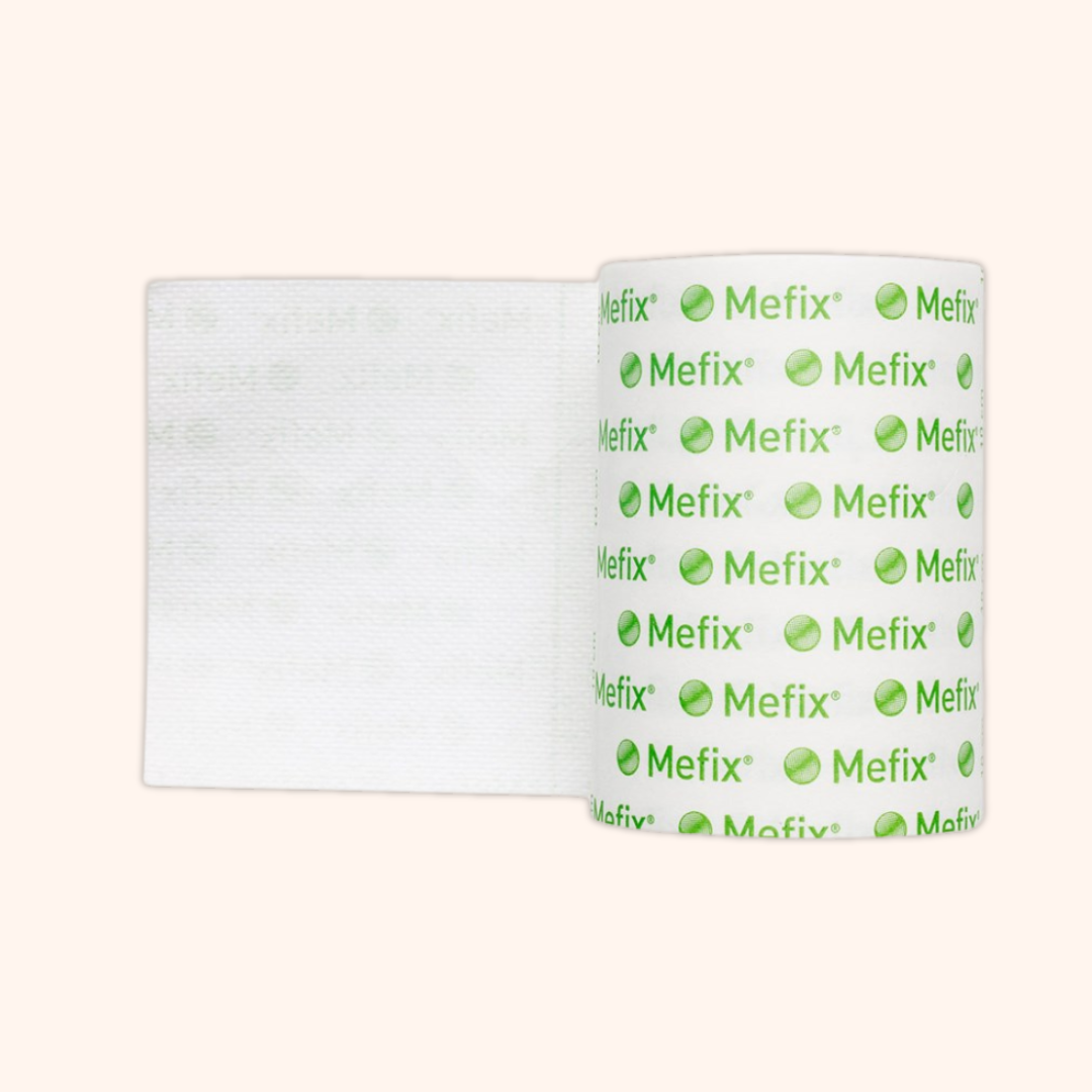 Mefix allows for breathability while firmly holding dressings, tubes, or devices in place. Its water-based adhesive is gentle on the skin, ensuring comfort even during extended wear. | Direct Medical Inc. 