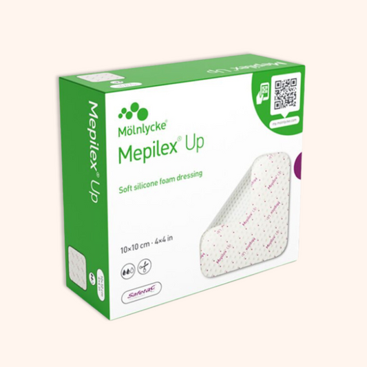 Mepilex Up Non Bordered Foam Dressing Packing Box. | Direct Medical Inc. 