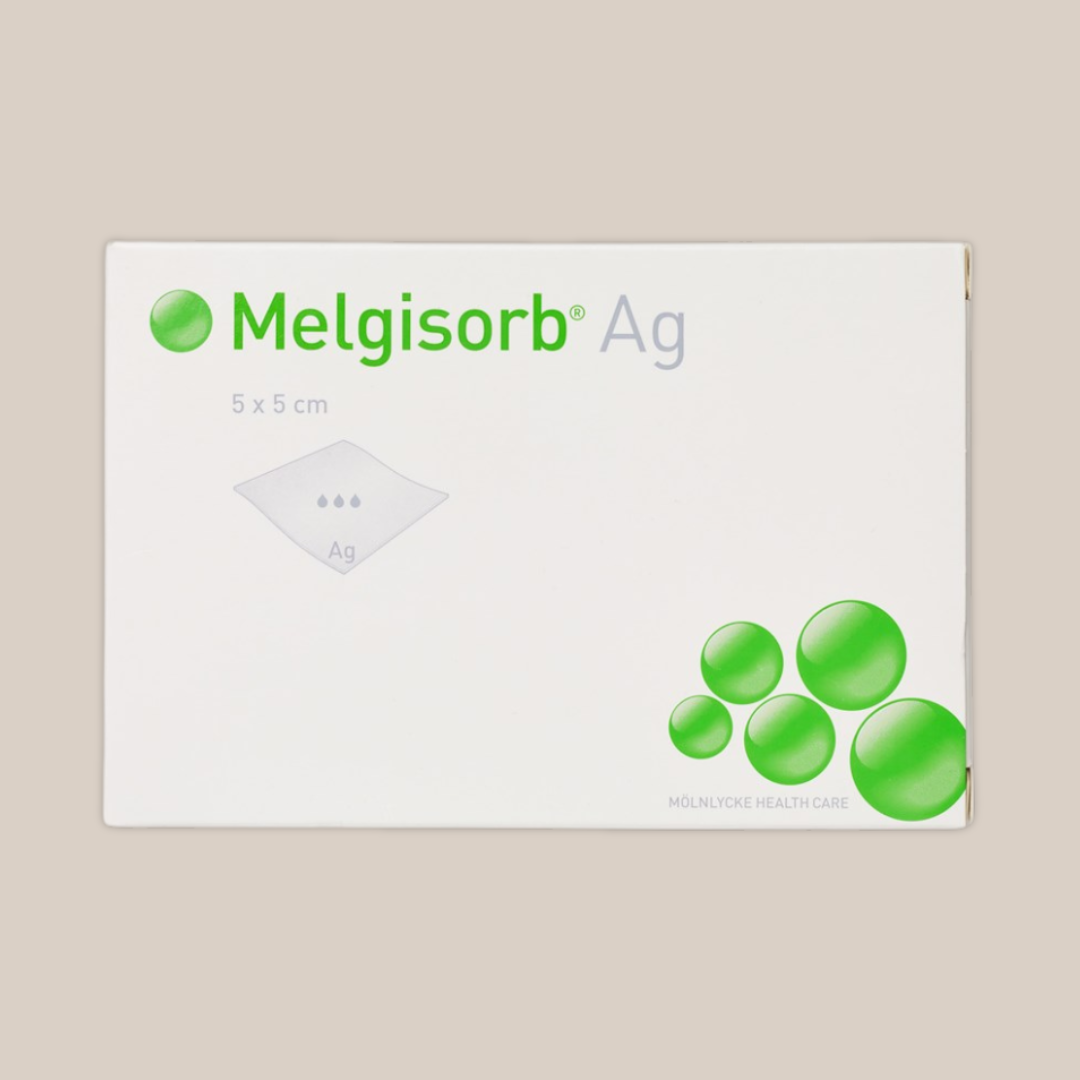 Molnlycke Melgisorb Ag Packaging Box. | Direct Medical Inc.