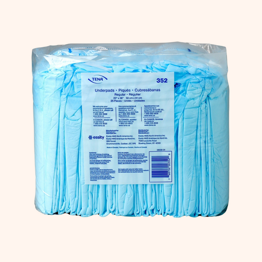 TENA Regular Absorbency Underpad 352 Packing. | Direct Medical Inc. 